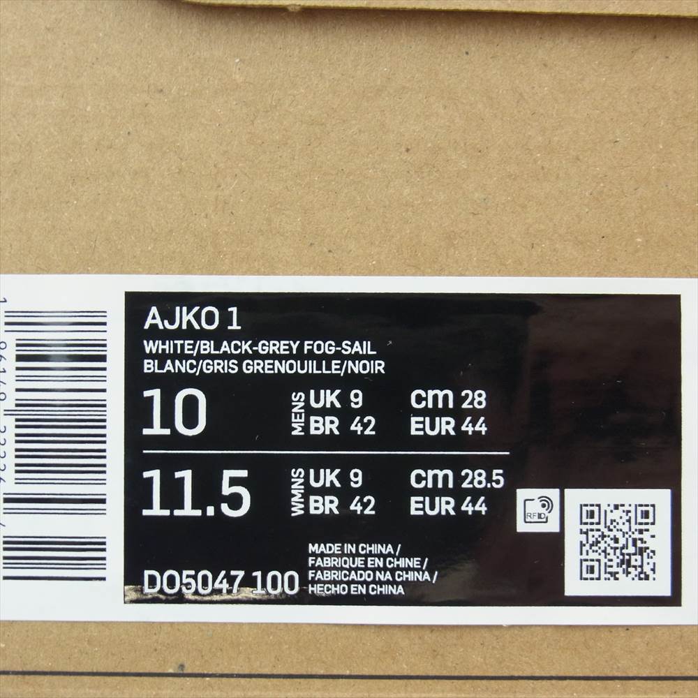 NIKE ナイキ DO5047-100 AIR JORDAN 1 AJKO ナイキ エア ジョーダン 1 スニーカー ホワイト系【新古品】【未使用】【中古】