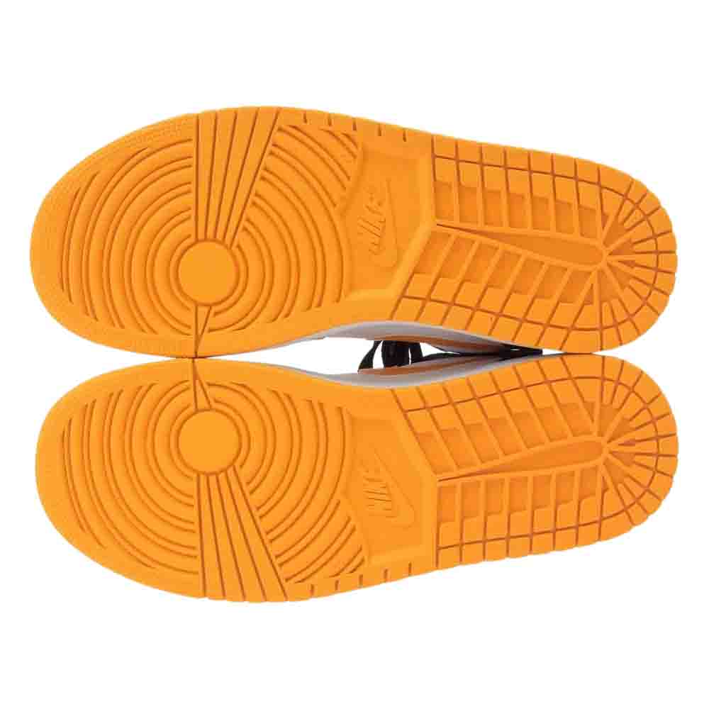 NIKE ナイキ 553558-701 AIR JORDAN 1 LOW TAXI エア ジョーダン 1 ロー タクシー スニーカー イエロー系 27cm【新古品】【未使用】【中古】