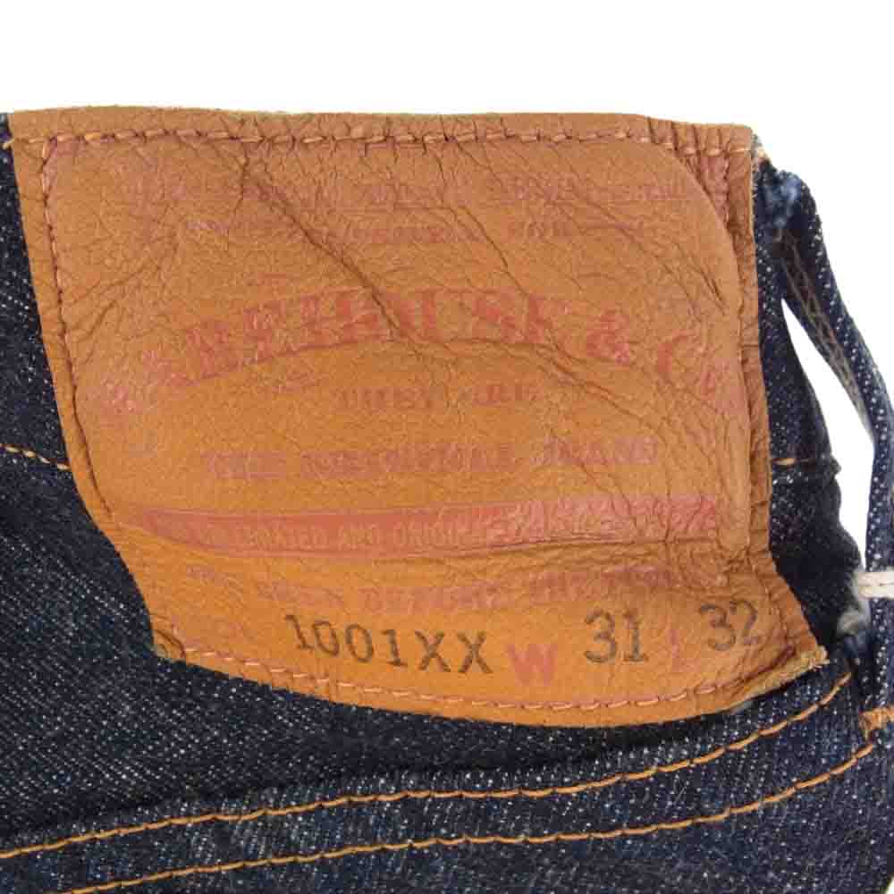 WAREHOUSE ウエアハウス 1001 1947MODEL Lot 1001XX 日本製 デニム パンツ インディゴブルー系 31【美品】【中古】