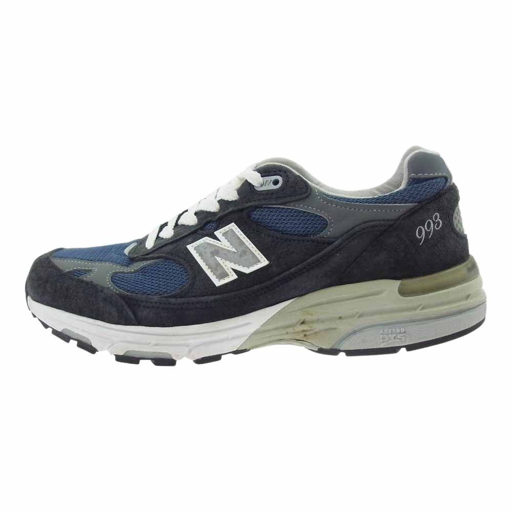NEW BALANCE ニューバランス MR993NV USA製 スニーカー ランニング シューズ  ネイビー系 26cm【中古】