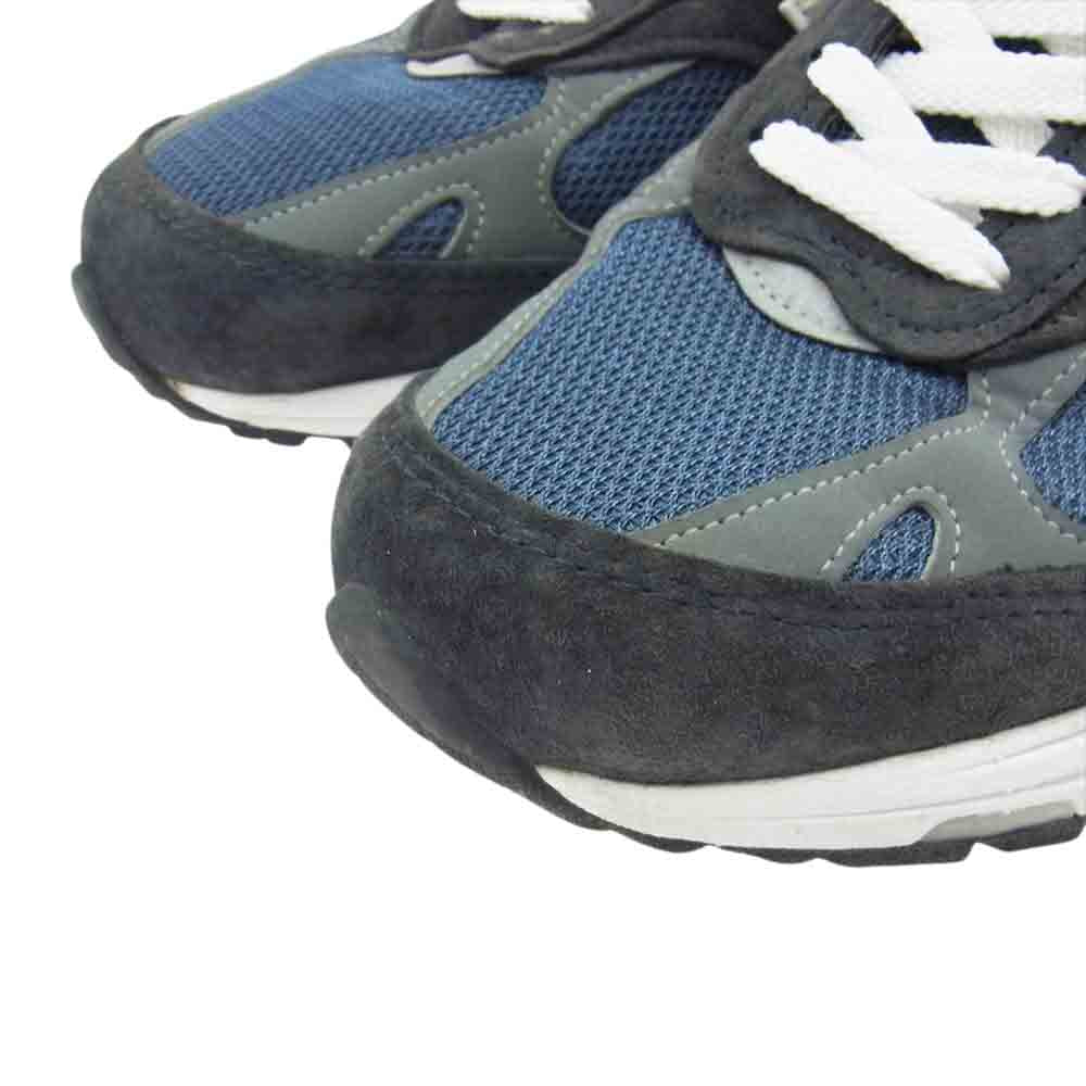 NEW BALANCE ニューバランス MR993NV USA製 スニーカー ランニング シューズ  ネイビー系 26cm【中古】
