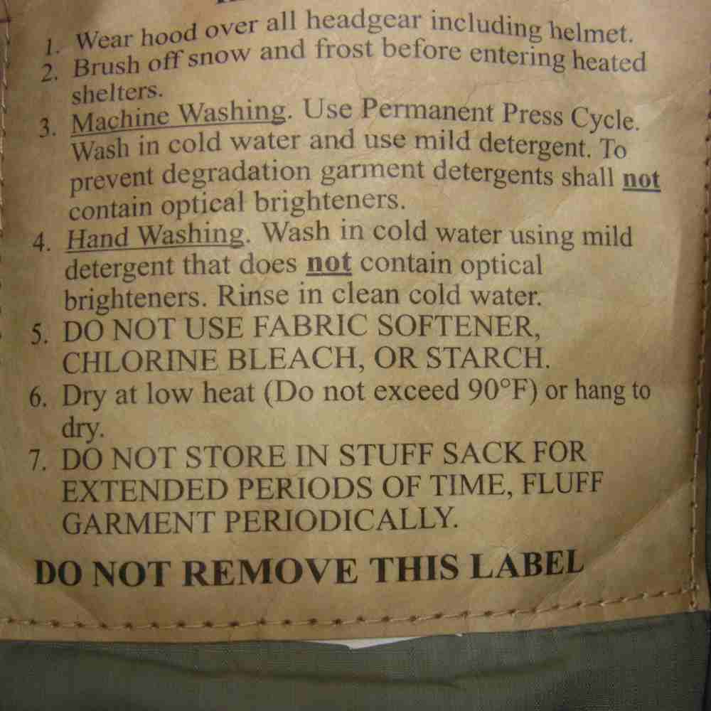 アメリカ海兵隊 8415-01-555-1271 BAF社製 E.C.W.C.S GENIII  Level 7 Prima loft Parka レベル7 JK プリマ ロフト パーカー ジャケット  グレー系 small reguler【中古】