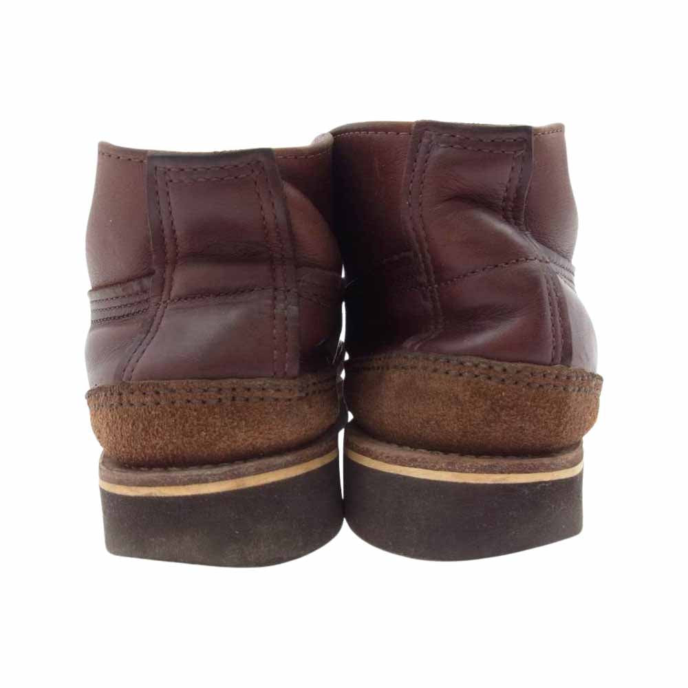 RUSSELL MOCCASIN ラッセルモカシン 202-27WV TRIPLE VAMP SPORTING CLAY CHUKKA ダブルヴァンプ スポーティング クレイ チャカ ブーツ ブラウン系 7 1/2 D【中古】