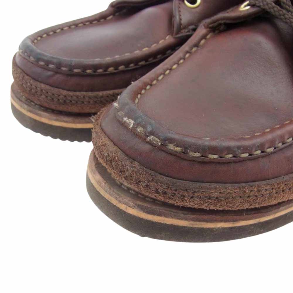 RUSSELL MOCCASIN ラッセルモカシン 202-27WV TRIPLE VAMP SPORTING CLAY CHUKKA ダブルヴァンプ スポーティング クレイ チャカ ブーツ ブラウン系 7 1/2 D【中古】