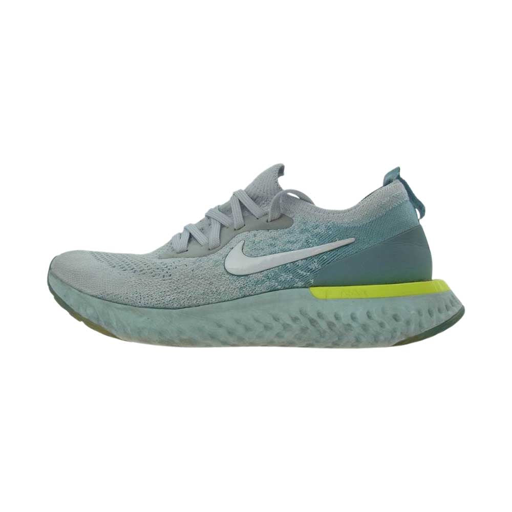 NIKE ナイキ WMNS Epic React Flyknit ウィメンズ エピック リアクト フライニット スニーカー グレー系 24cm【中古】