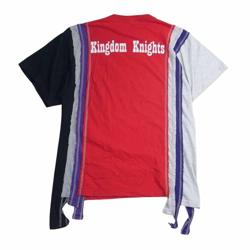 Needles ニードルス Rebuild by NEEDLES Cut 再構築 ドッキング 切替 半袖 Tシャツ マルチカラー系 S【中古】