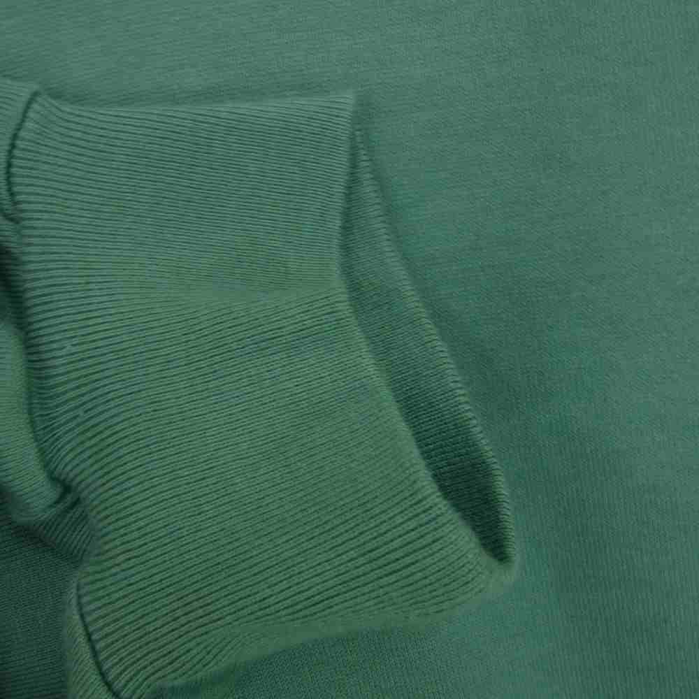 AURALEE オーラリー 20SS A00SP01GT LUSTER PLAITING L/S TEE ラスタープレーティング クルーネック 長袖 Tシャツ スウェット グリーン系【中古】