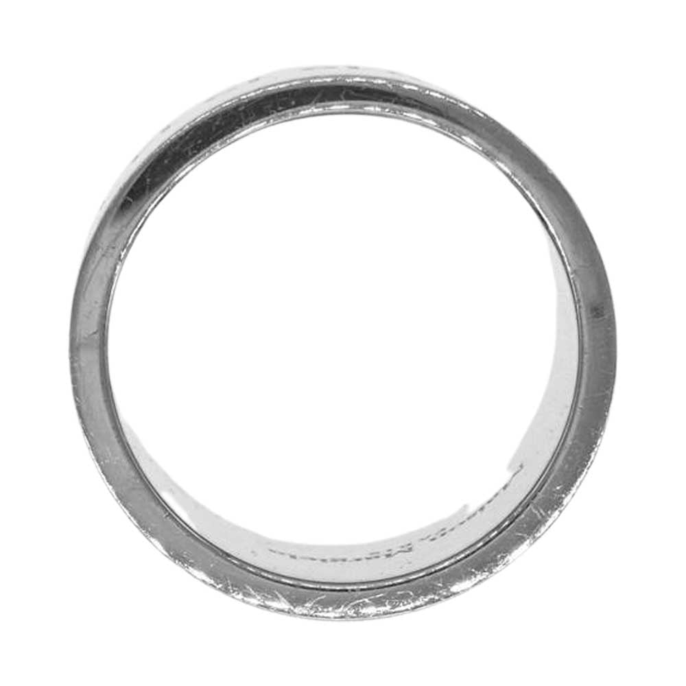 MAISON MARGIELA メゾンマルジェラ SM1UQ0009 NUMBER LING ロゴ ナンバー ワイド リング Mサイズ シルバー系 M【中古】