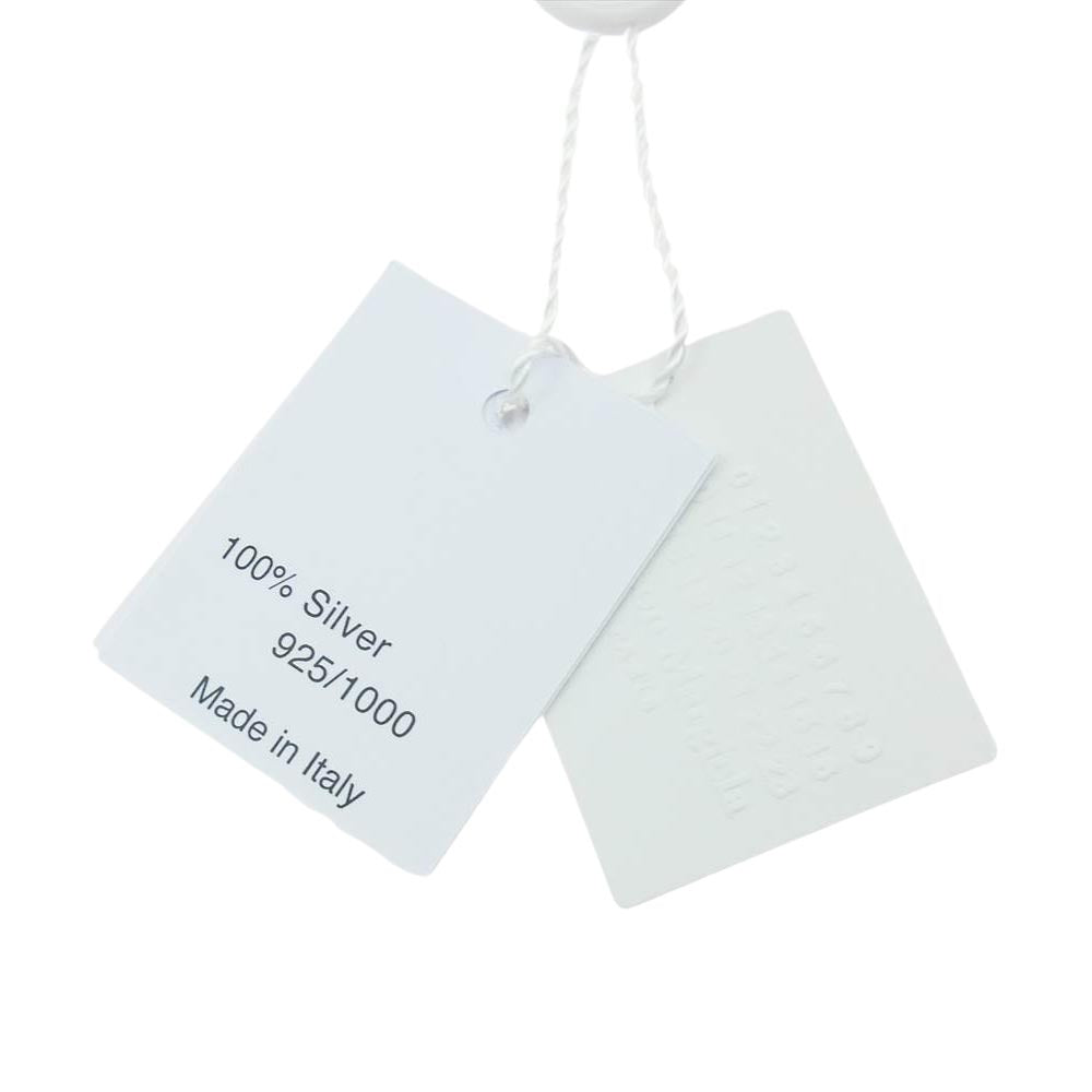 MAISON MARGIELA メゾンマルジェラ SM1UQ0009 NUMBER LING ロゴ ナンバー ワイド リング Mサイズ シルバー系 M【中古】