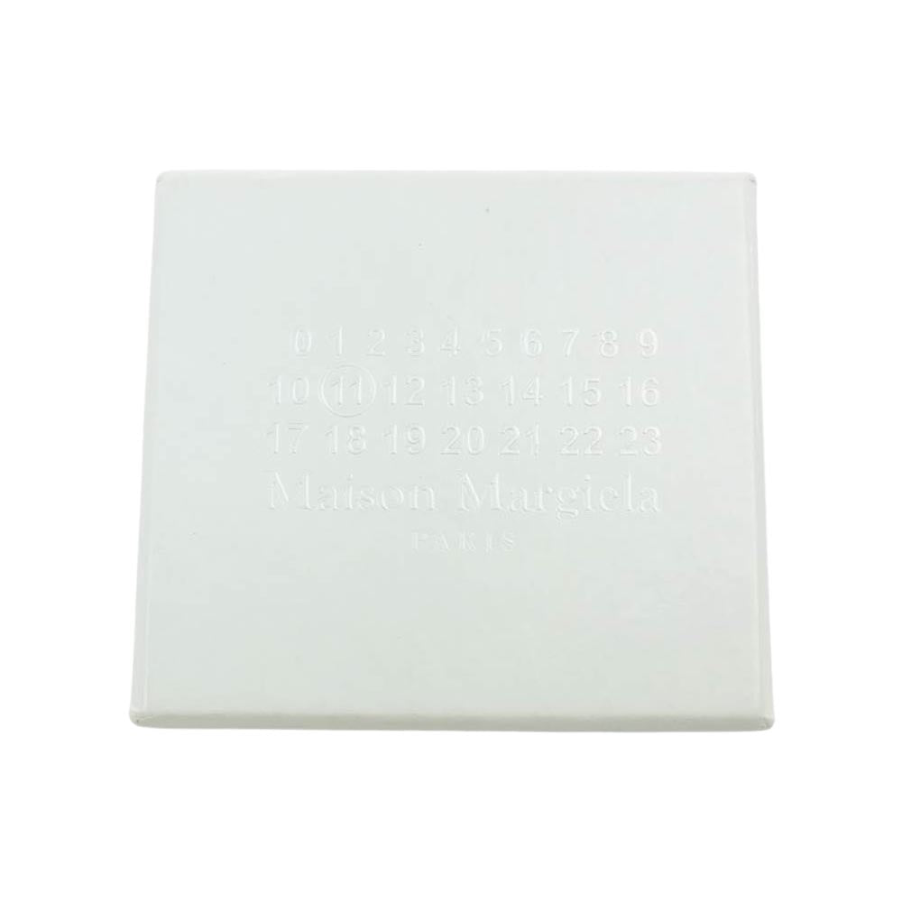 MAISON MARGIELA メゾンマルジェラ SM1UQ0009 NUMBER LING ロゴ ナンバー ワイド リング Mサイズ シルバー系 M【中古】