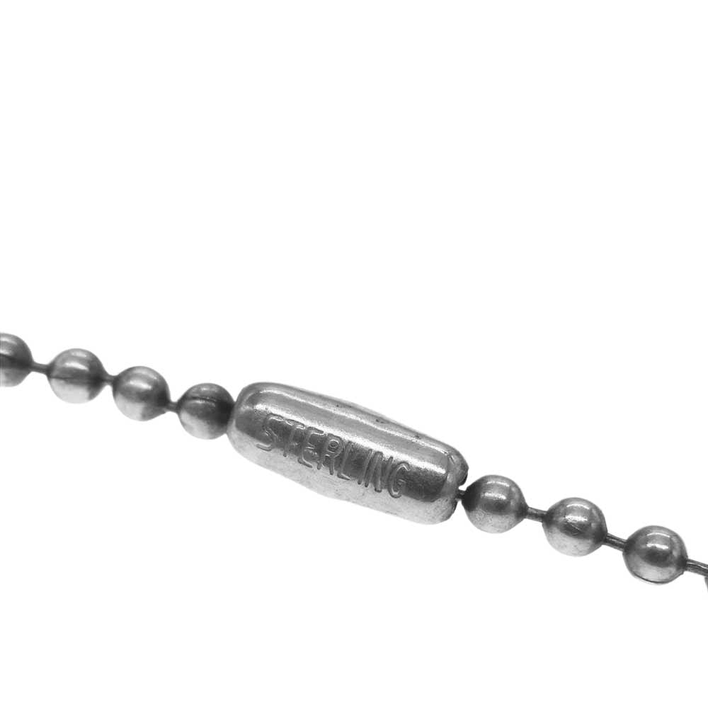 CHROME HEARTS クロムハーツ（原本無） FRAMED CH PLUS フレームド CH プラスチャーム ストーン ネックレス シルバー系【中古】