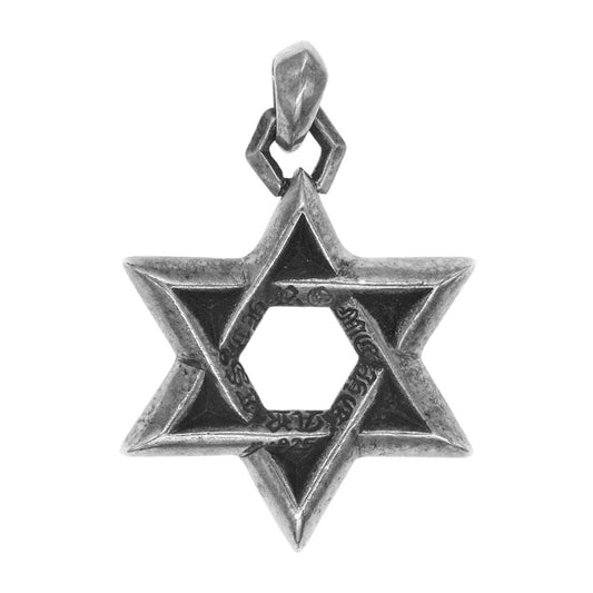 CHROME HEARTS クロムハーツ（原本無） STAR OF DAVID LG スターオブダビデ トップ ラージ シルバー系【中古】