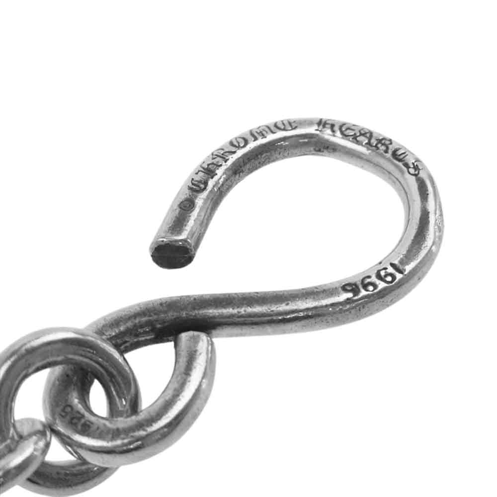 CHROME HEARTS クロムハーツ（原本有） 2BALL SHORT-S 1クリップ ショート クロスボール ウォレットチェーン シルバー系【中古】