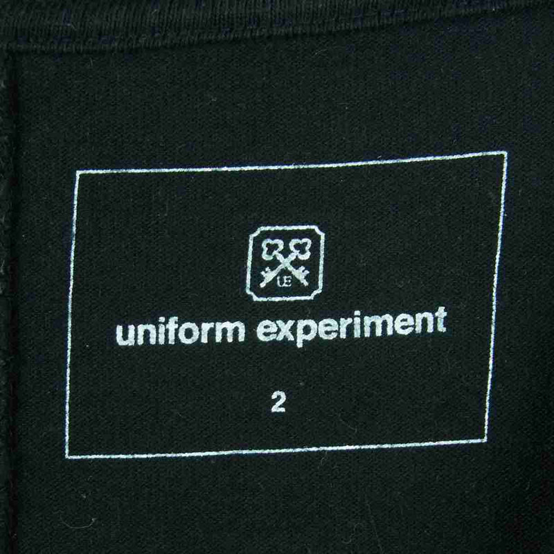 uniform experiment ユニフォームエクスペリメント UE-180069 SLEEVE STAR BIG TEE 半袖 Tシャツ ブラック系 2【中古】