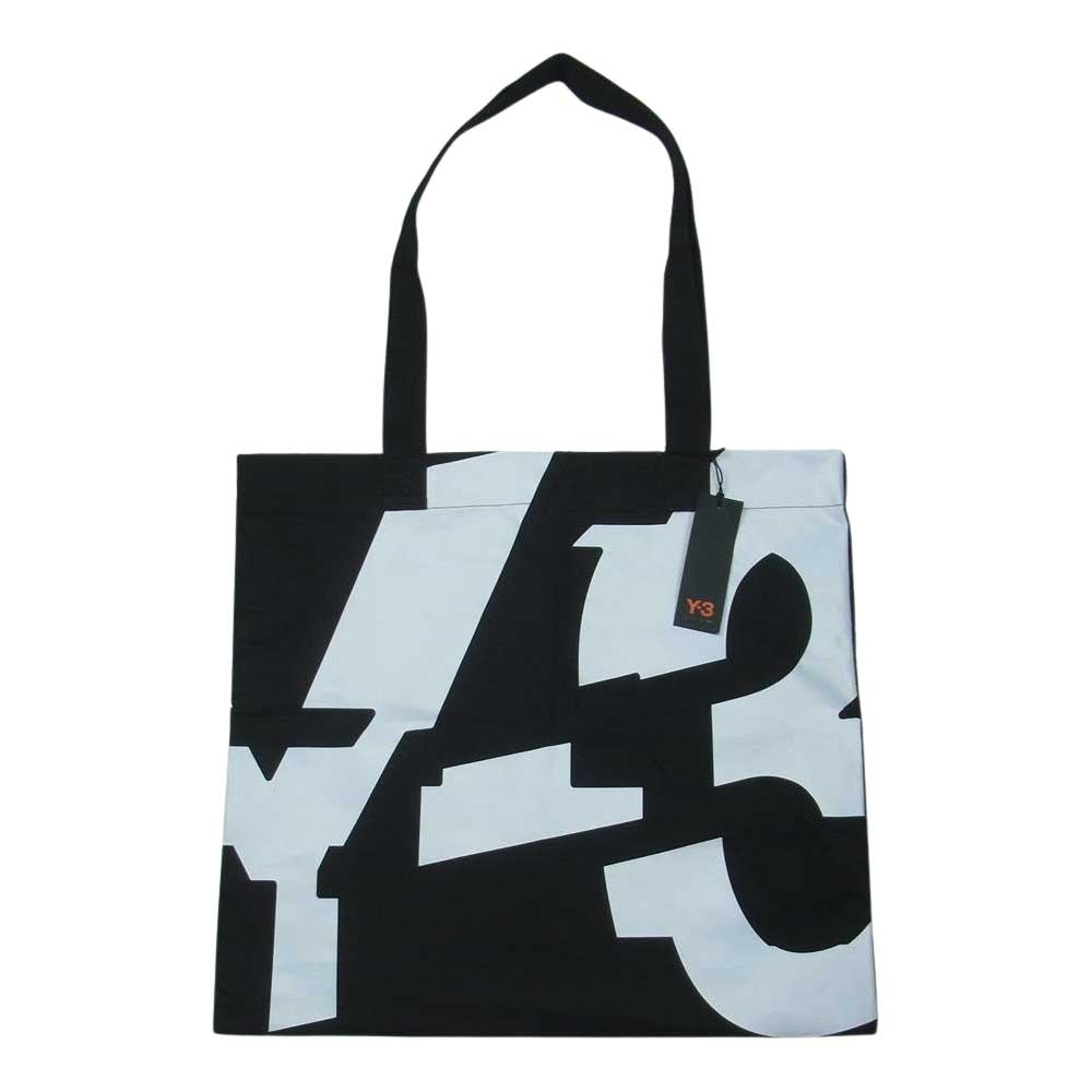 Yohji Yamamoto ヨウジヤマモト Y-3 ワイスリー CF6263 BIG ロゴ トート バッグ ベトナム製 ブラック系【中古】