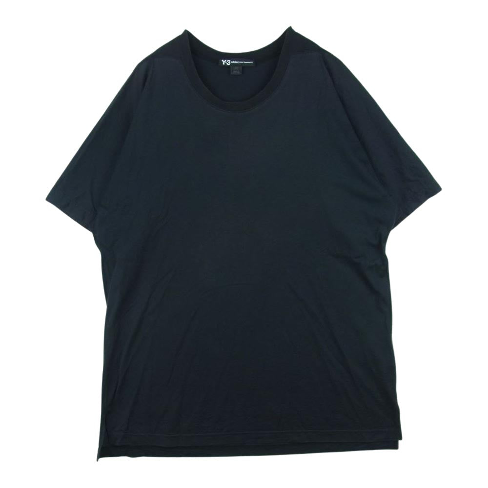 Yohji Yamamoto ヨウジヤマモト Y-3 ワイスリー CY6969 M SS TEE STREET バックプリント 半袖 Tシャツ ブラック系 濃い灰色よりの黒 S【中古】