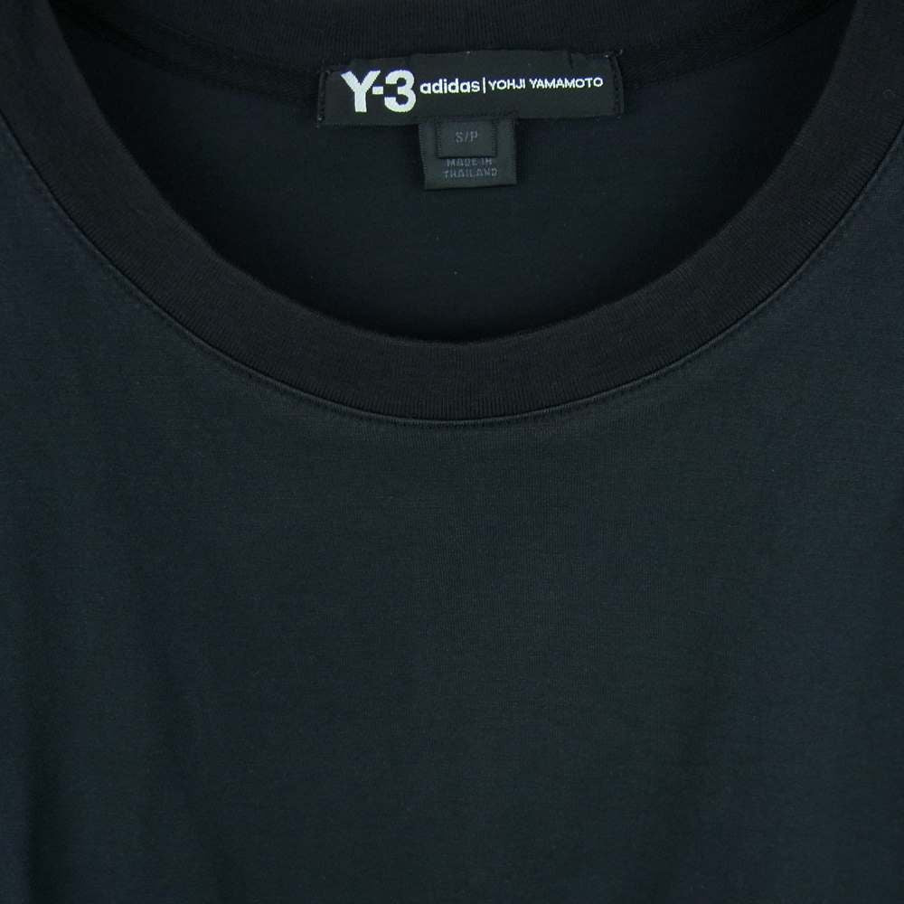 Yohji Yamamoto ヨウジヤマモト Y-3 ワイスリー CY6969 M SS TEE STREET バックプリント 半袖 Tシャツ ブラック系 濃い灰色よりの黒 S【中古】