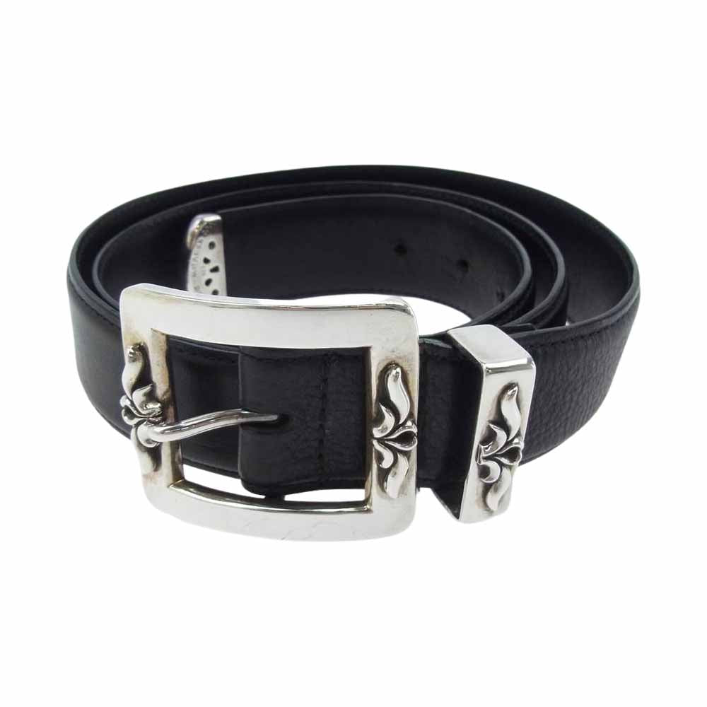 CHROME HEARTS クロムハーツ（原本無） 38インチ OJT スクエア ベルト ブラック系 38【中古】