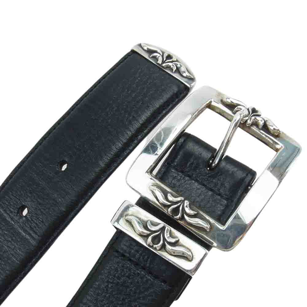 CHROME HEARTS クロムハーツ（原本無） 38インチ OJT スクエア ベルト ブラック系 38【中古】