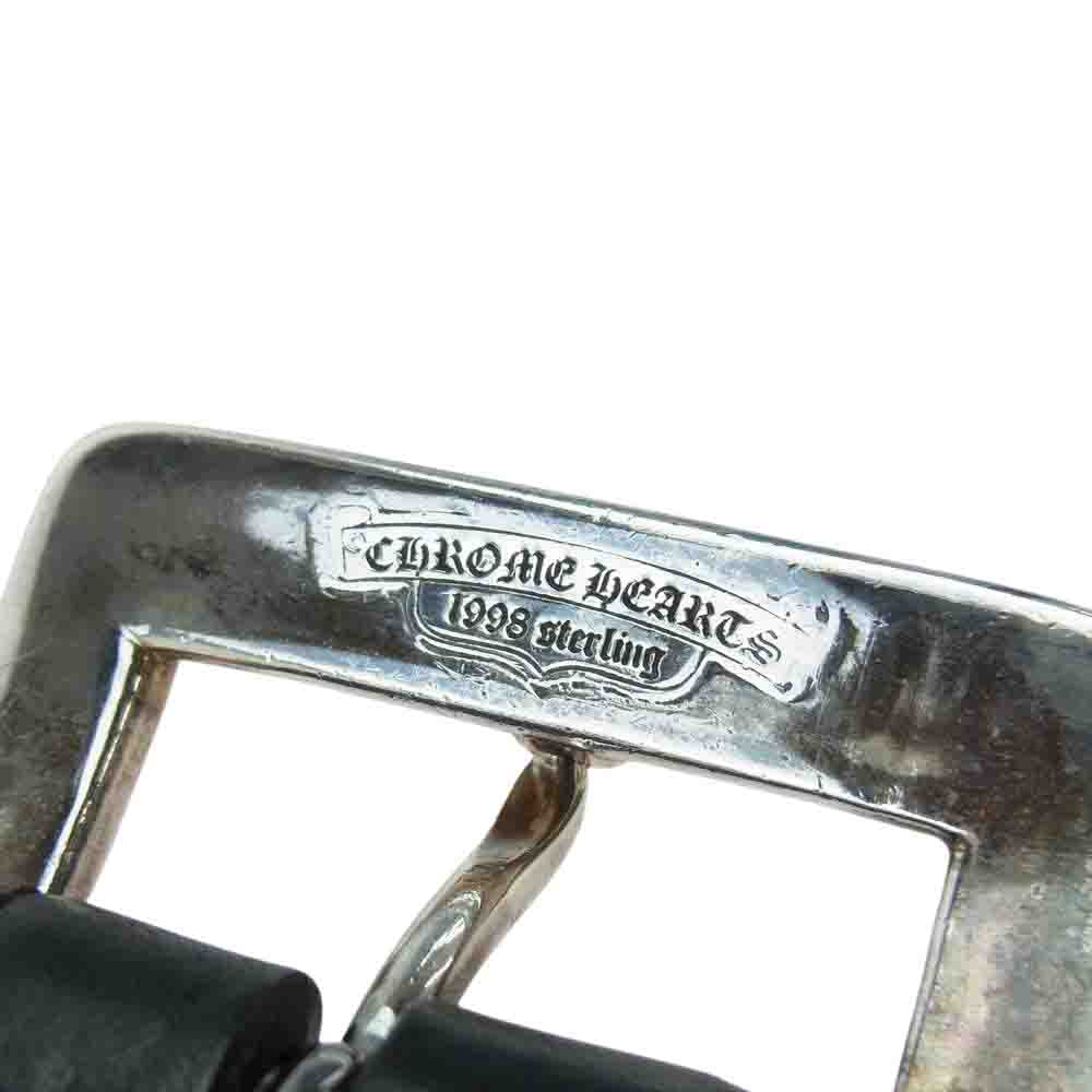 CHROME HEARTS クロムハーツ（原本無） 38インチ OJT スクエア ベルト ブラック系 38【中古】