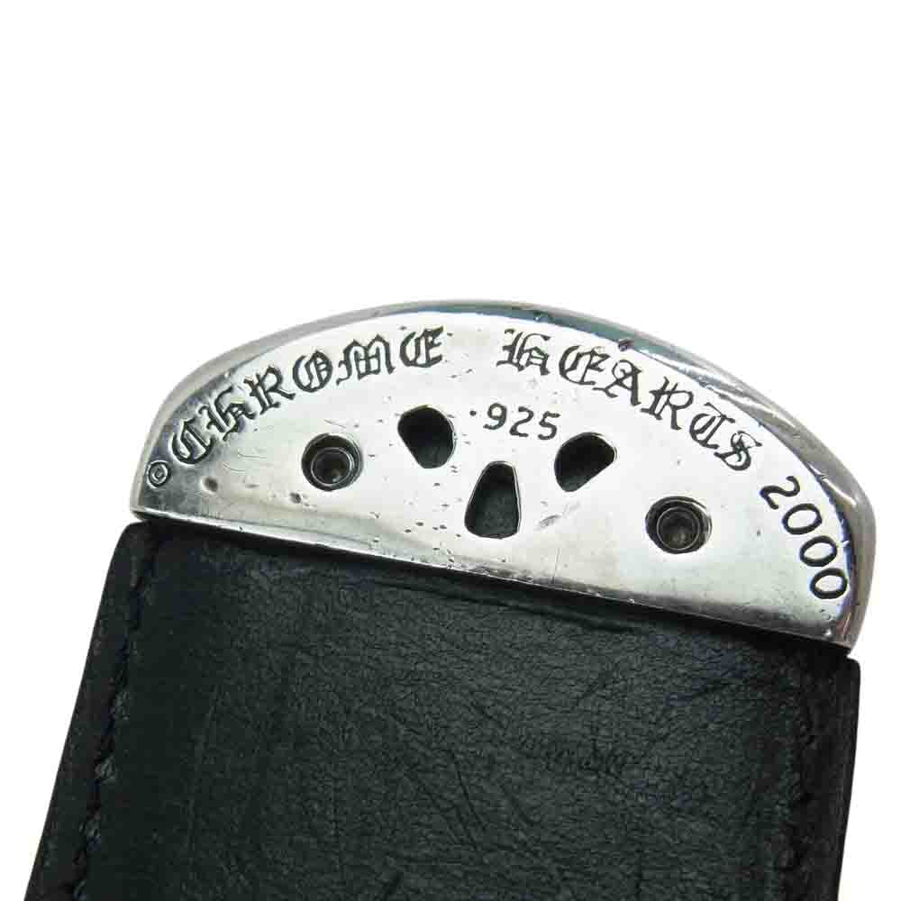 CHROME HEARTS クロムハーツ（原本無） 38インチ OJT スクエア ベルト ブラック系 38【中古】