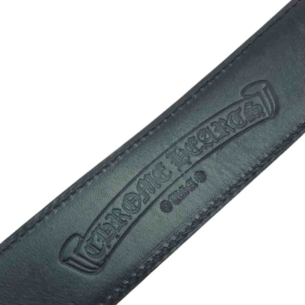CHROME HEARTS クロムハーツ（原本無） 38インチ OJT スクエア ベルト ブラック系 38【中古】