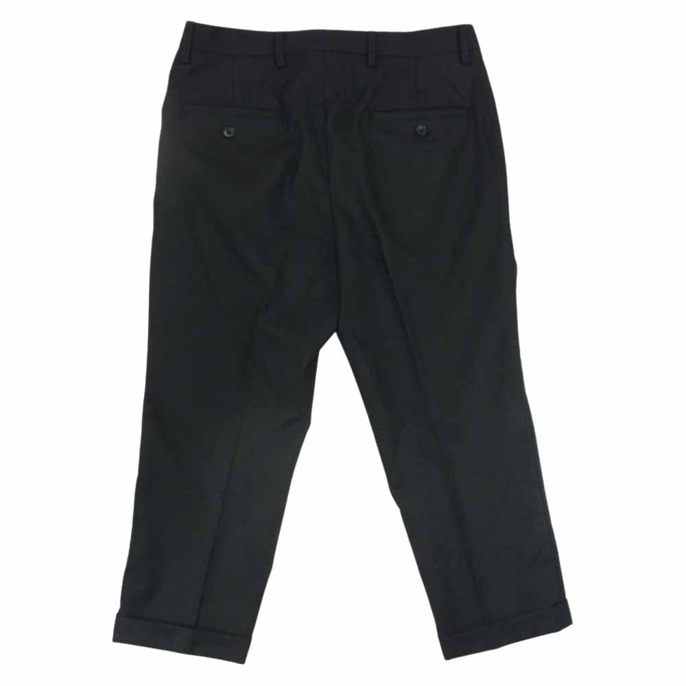 サタデーズニューヨークシティ BBS-68260-B レーヨン混 1タック テーパード ウース スラックスパンツ ブラック系 30【中古】