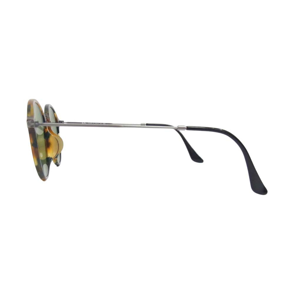 Ray-Ban レイバン 国内正規品 RB2447F 49□21 ラウンド フレック サングラス アイウェア 眼鏡 ブラウン系 49□21 145【中古】