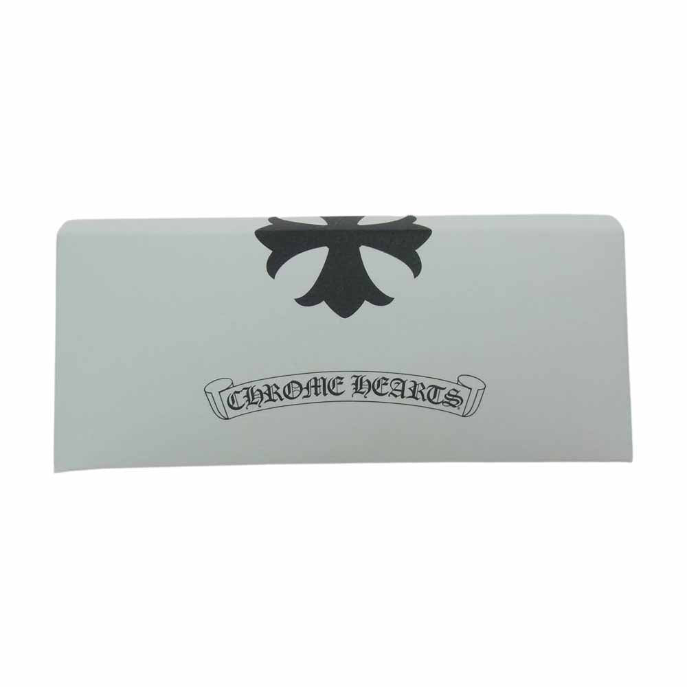CHROME HEARTS クロムハーツ（原本無） アイウェアクロス メガネ拭き 眼鏡拭き ハンカチ グレー系 ブラック系【美品】【中古】