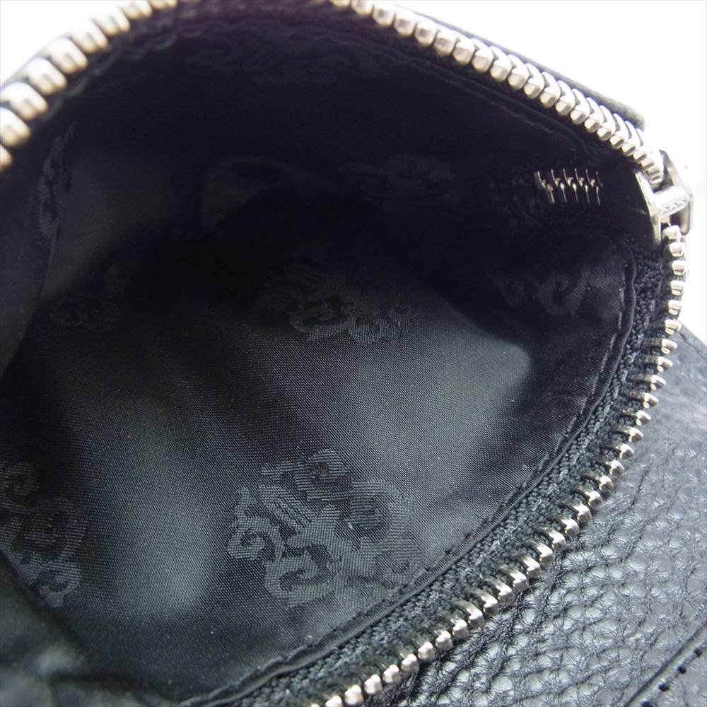 CHROME HEARTS クロムハーツ（原本有） JOEY SCROLL LBL HUY WT ジョーイウォレット ブラック系 シルバー系【美品】【中古】