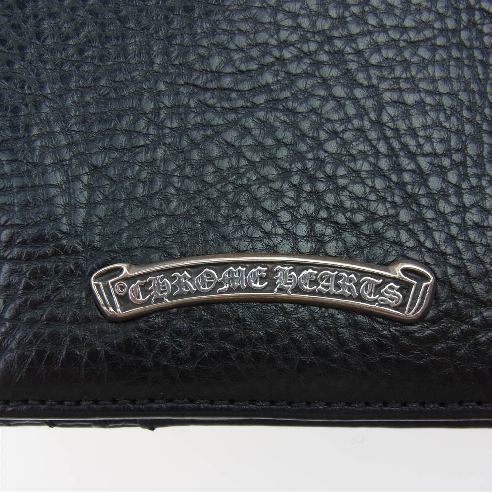 CHROME HEARTS クロムハーツ（原本有） JOEY SCROLL LBL HUY WT ジョーイウォレット ブラック系 シルバー系【美品】【中古】