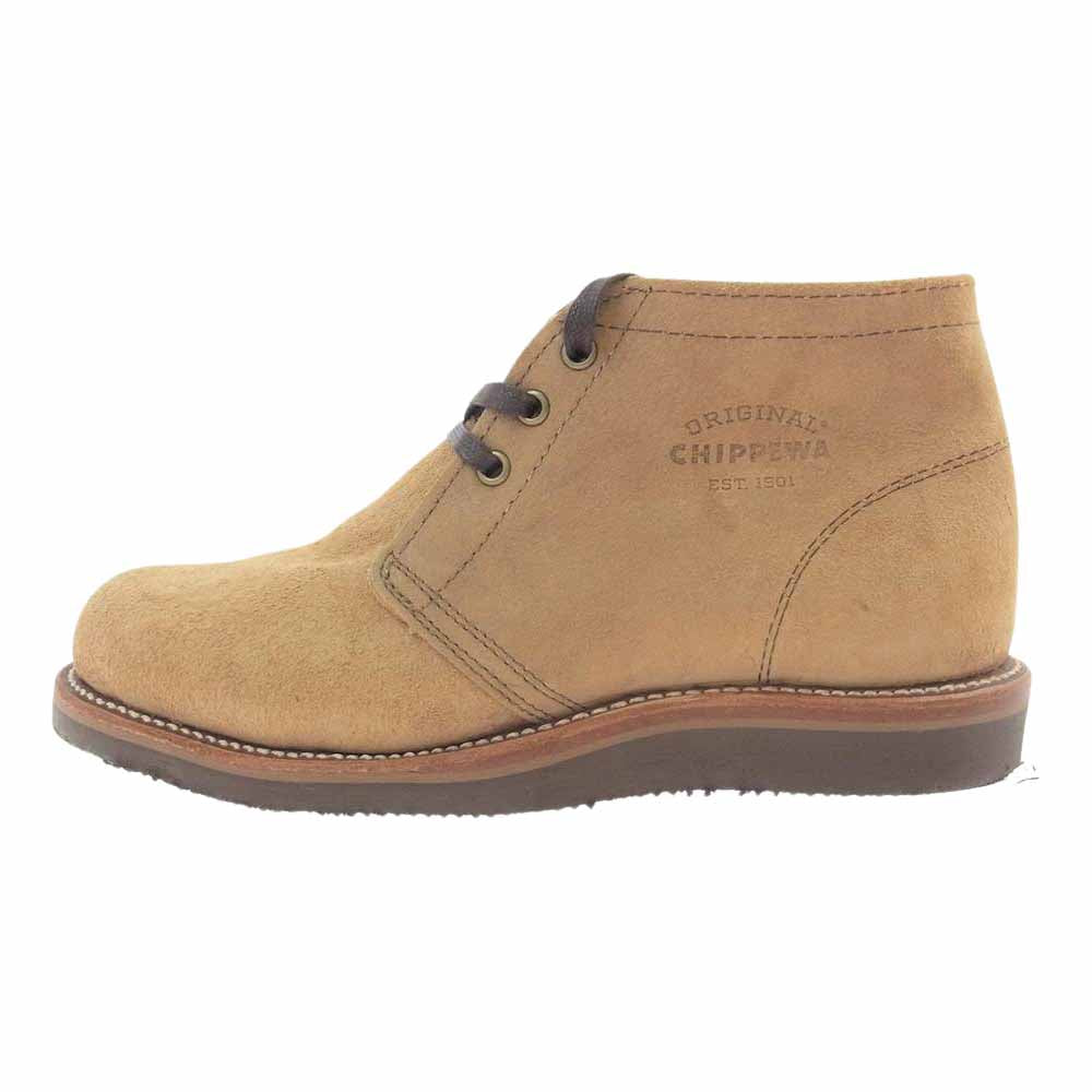 Chippewa チペワ 1901G06 suede Chukka boots スエード チャッカ ブーツ ライトブラウン系 25cm【中古】