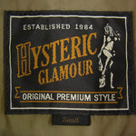 HYSTERIC GLAMOUR ヒステリックグラマー 0263AB05  I WISH I COULD MEET ELVIS COACH JACKET Hロゴ ガールプリント コーチ ジャケット カーキ系 S【美品】【中古】