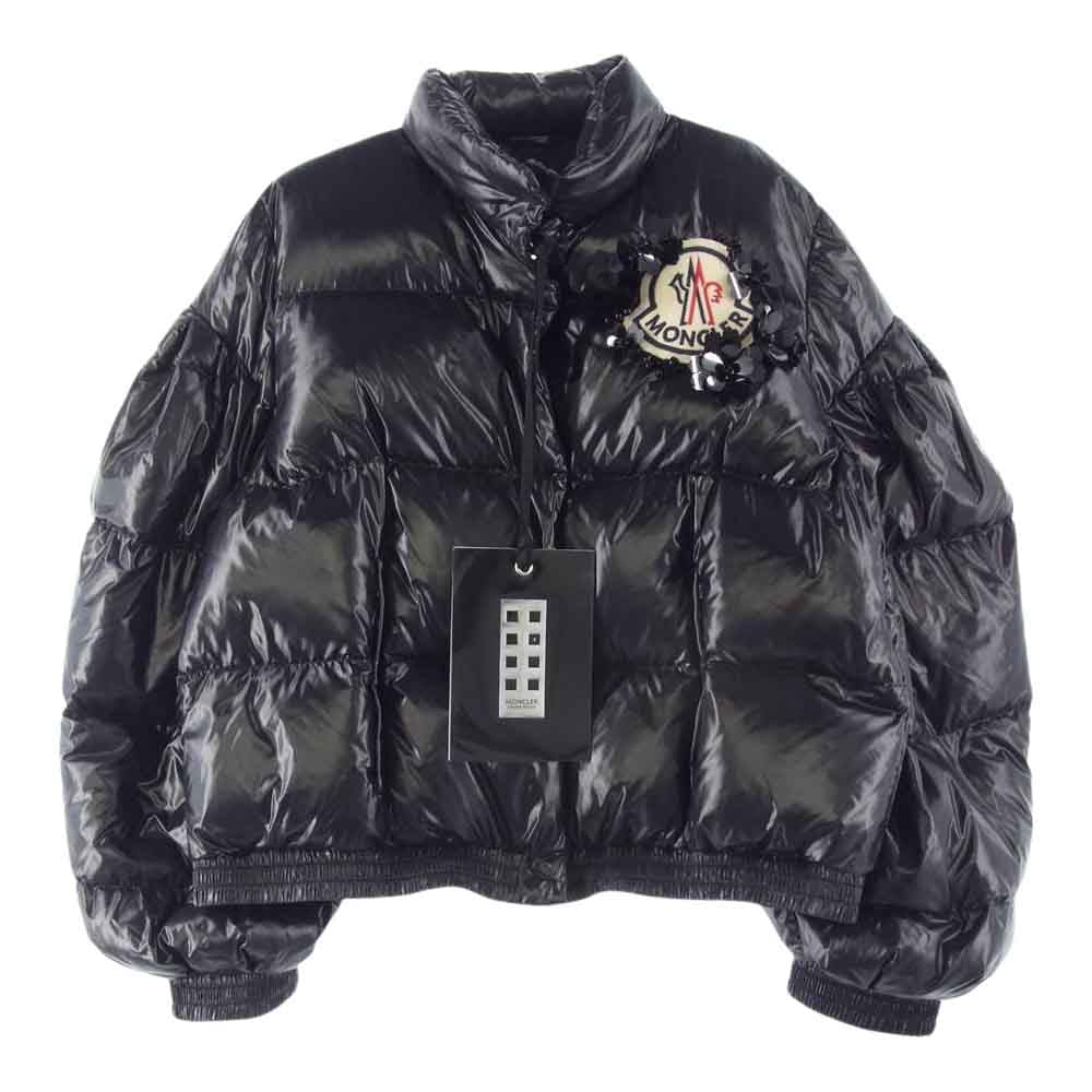 MONCLER モンクレール D209W4530105 68950 国内正規品 GENIUS Simone Rocha CARRIE ジーニアス キャリー ショート ダウンジャケット ブラック系【新古品】【未使用】【中古】