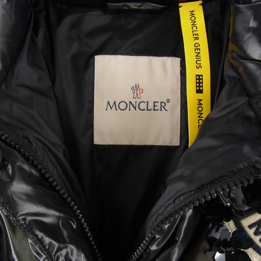 MONCLER モンクレール D209W4530105 68950 国内正規品 GENIUS Simone Rocha CARRIE ジーニアス キャリー ショート ダウンジャケット ブラック系【新古品】【未使用】【中古】