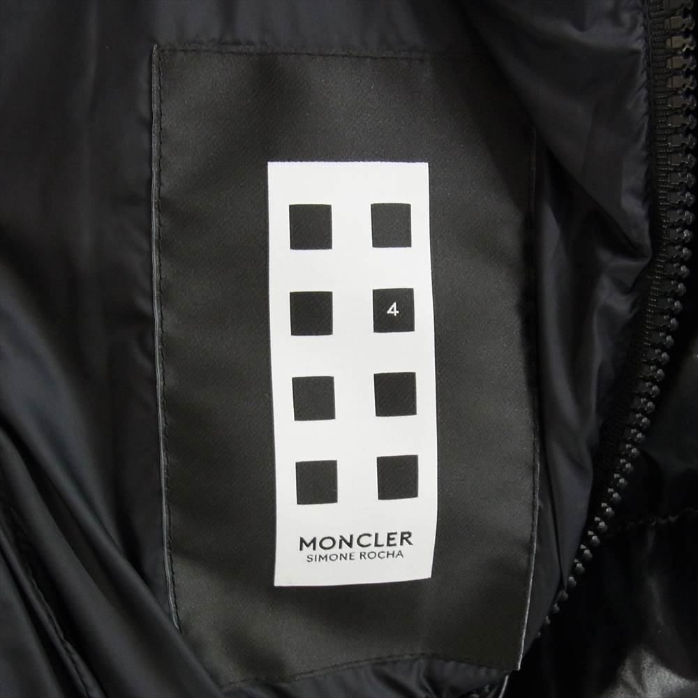 MONCLER モンクレール D209W4530105 68950 国内正規品 GENIUS Simone Rocha CARRIE ジーニアス キャリー ショート ダウンジャケット ブラック系【新古品】【未使用】【中古】