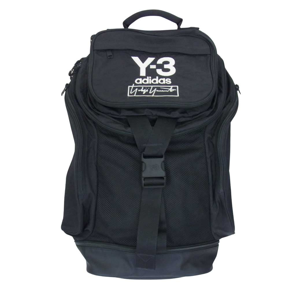 Yohji Yamamoto ヨウジヤマモト A43010 Y-3 ワイスリー FH9264 Travel backpack トラベル バックパック リュック ブラック系【中古】