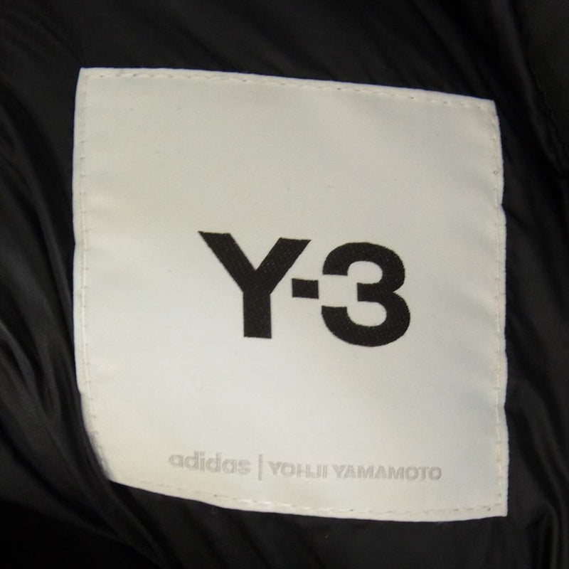 Yohji Yamamoto ヨウジヤマモト ジャケット Y-3 ワイスリー HB3335 M CH2 SUEDED POLY DOWN JACKET ダウン コート ブラック系 S