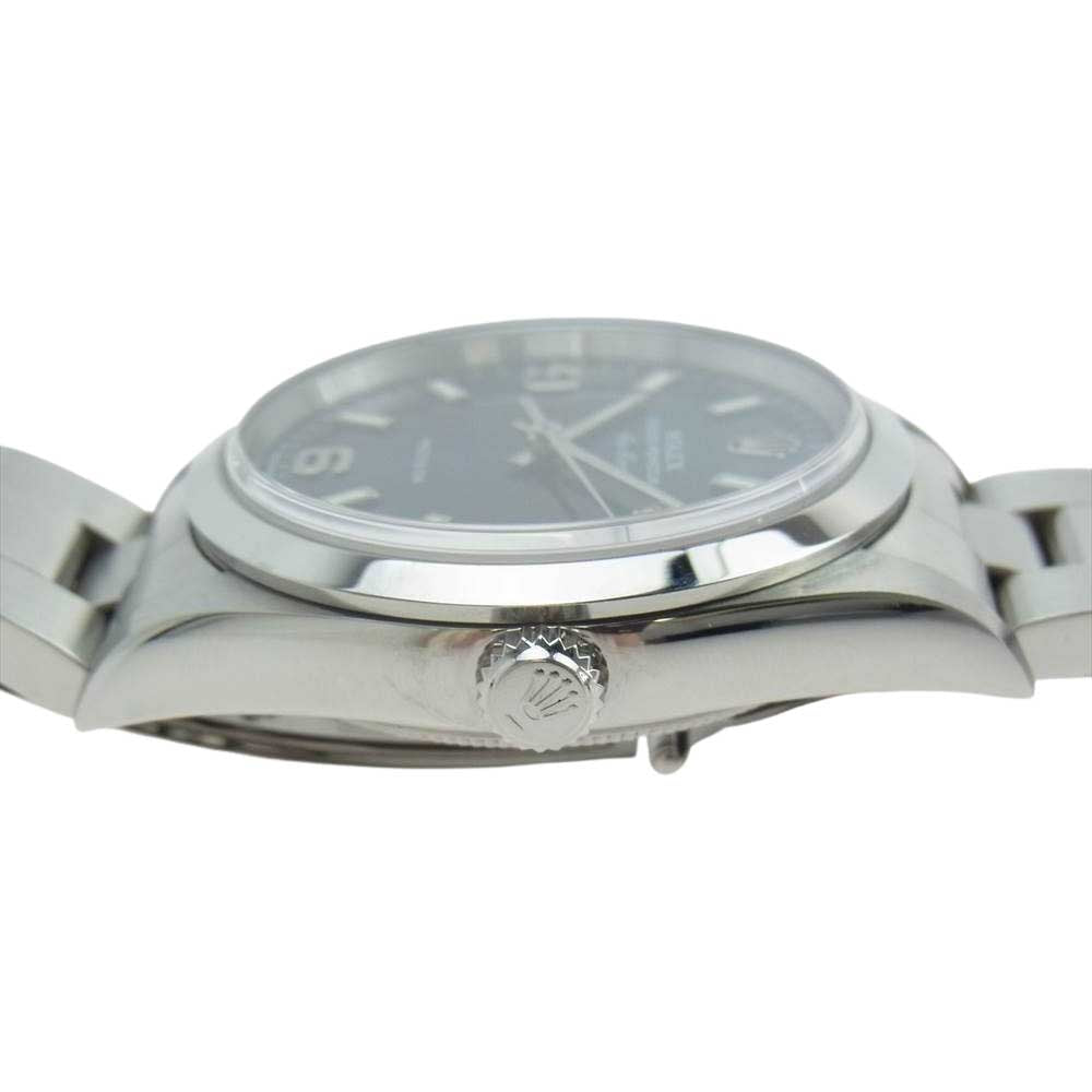 ROLEX ロレックス 【OH済】14000Ｍ K番 エアキング ブルーダイヤル SS 自動巻 オートマ【美品】【中古】