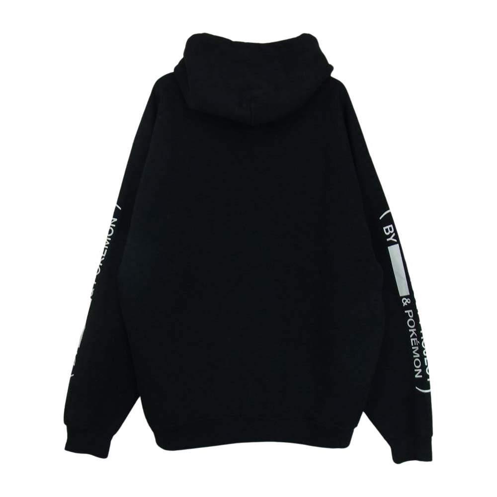 FRAGMENT DESIGN フラグメントデザイン x POKEMON THUNDERBOLT PROJECT PIKACHU HOODIE ポケモン ピカチュー パーカー ブラック系 L【中古】