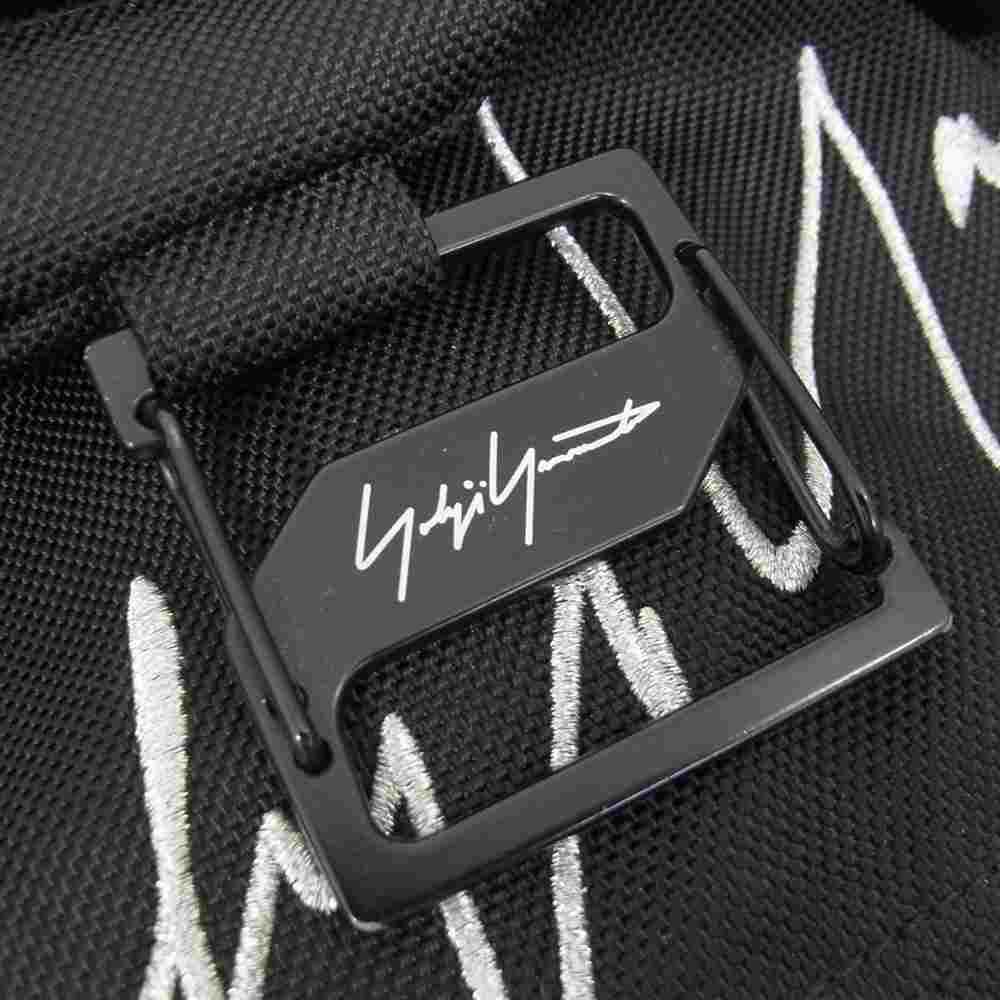 Yohji Yamamoto POUR HOMME ヨウジヤマモトプールオム 18AW HV-I37-973 NEW ERA Zoom Up Signature Logo Carrier Pack ニューエラ ロゴ バックパック リュック ブラック系【中古】