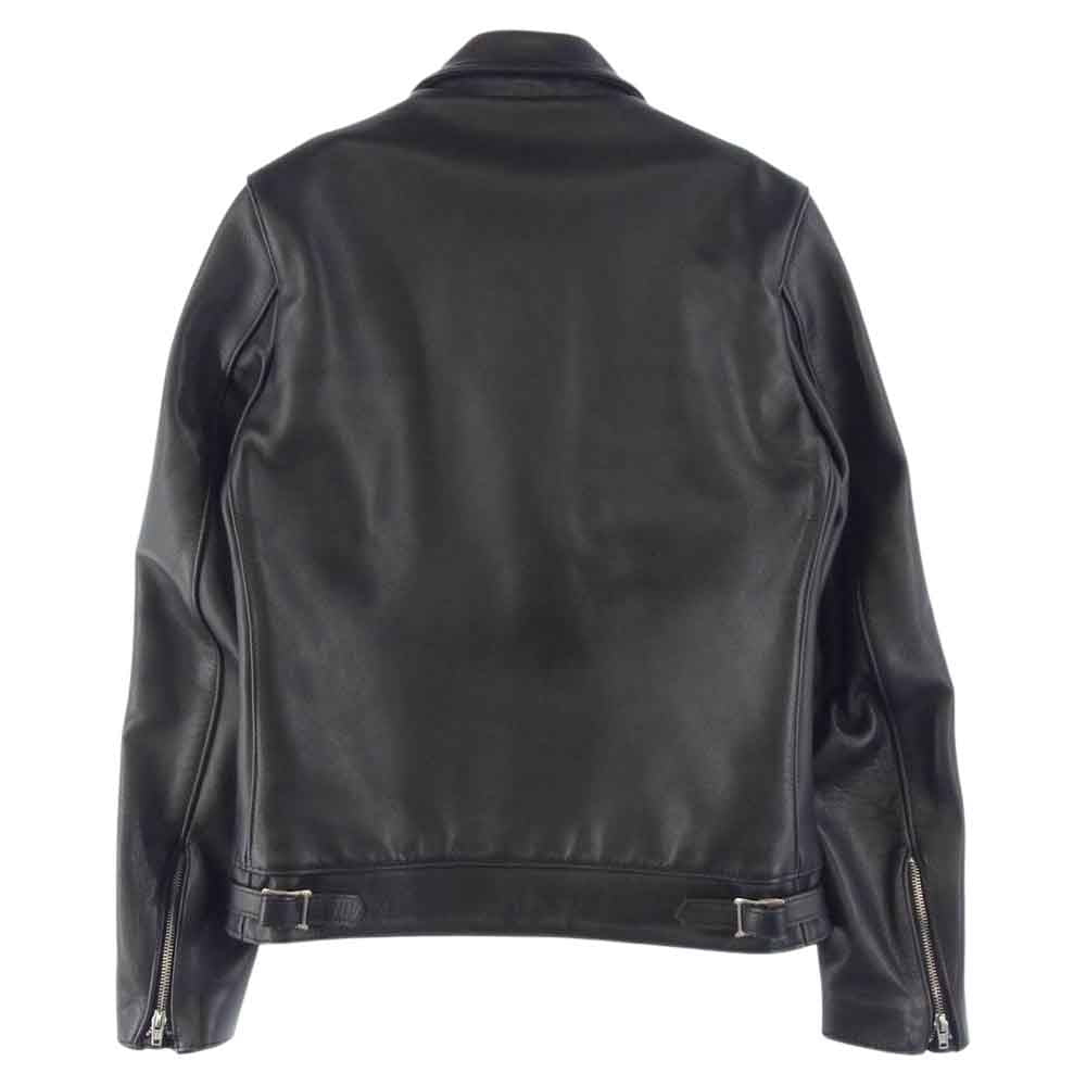 HYSTERIC GLAMOUR ヒステリックグラマー 0204LB01 Lewis Leathers ルイスレザー ドミネーター シングル ライダース ジャケット ブラック系 S【極上美品】【中古】