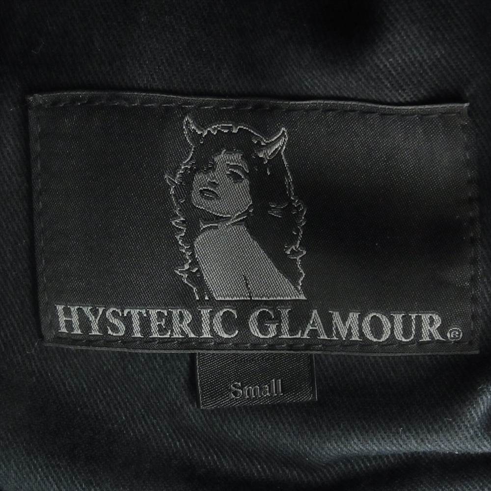 HYSTERIC GLAMOUR ヒステリックグラマー 0204LB01 Lewis Leathers ルイスレザー ドミネーター シングル ライダース ジャケット ブラック系 S【極上美品】【中古】