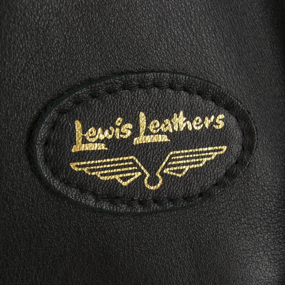 HYSTERIC GLAMOUR ヒステリックグラマー 0204LB01 Lewis Leathers ルイスレザー ドミネーター シングル ライダース ジャケット ブラック系 S【極上美品】【中古】