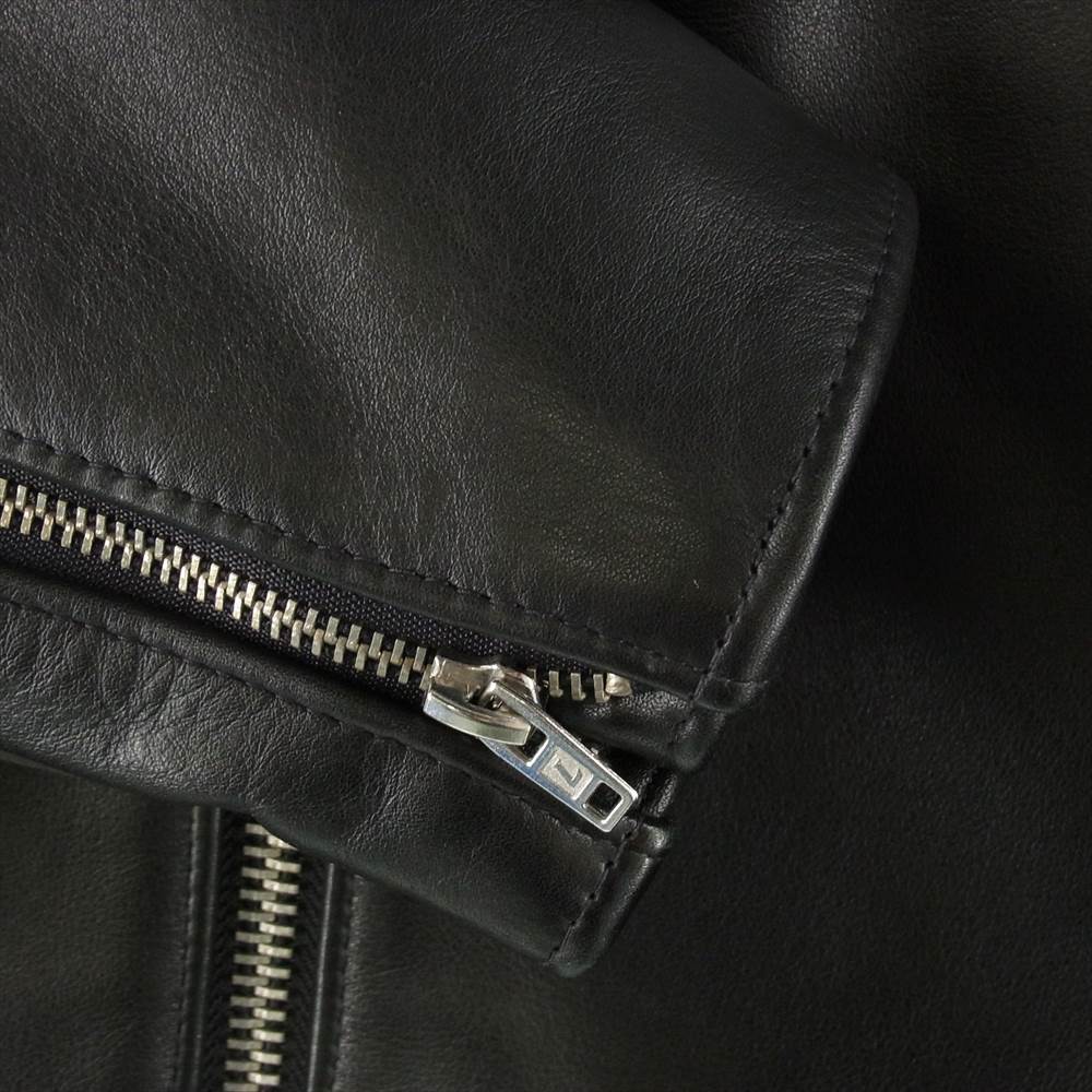 HYSTERIC GLAMOUR ヒステリックグラマー 0204LB01 Lewis Leathers ルイスレザー ドミネーター シングル ライダース ジャケット ブラック系 S【極上美品】【中古】