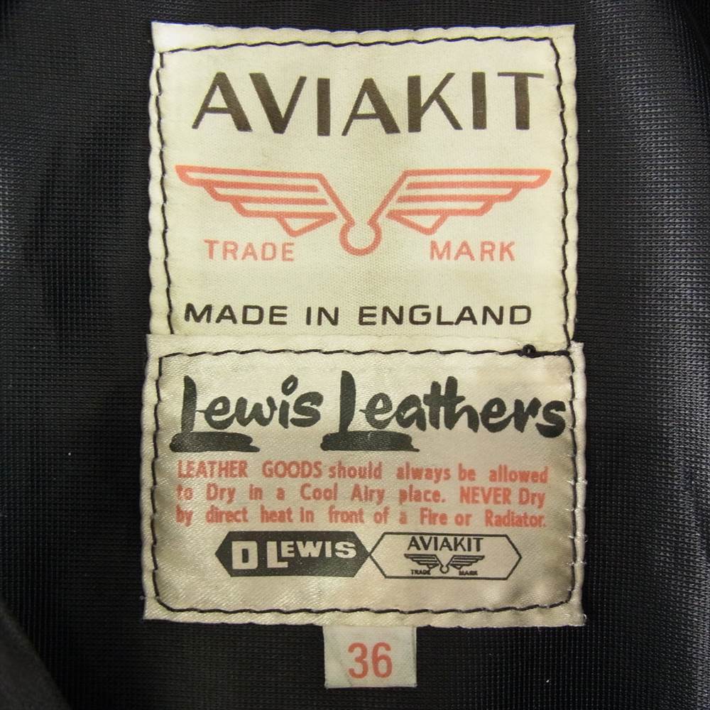 Lewis Leathers ルイスレザー 441 Cyclone サイクロン ダブル ライダース ジャケット ブラック系 36【中古】