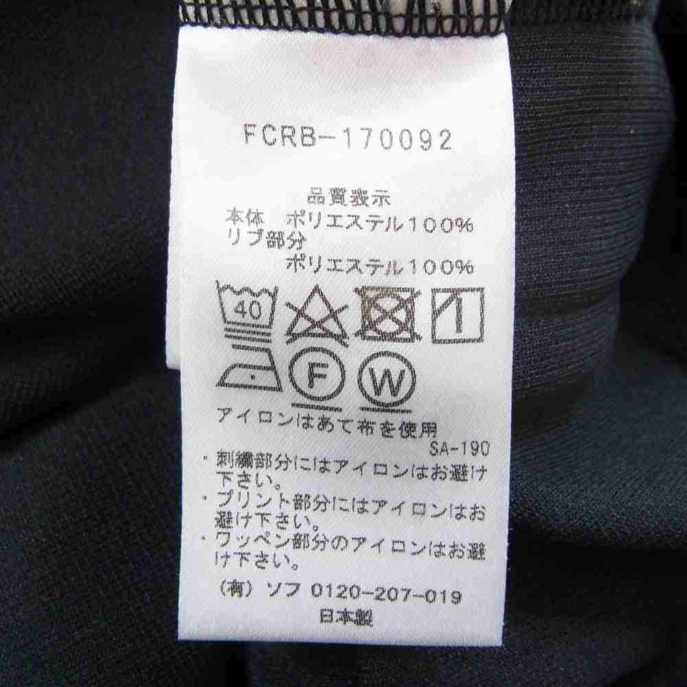 F.C.R.B. エフシーアールビー FCRB-170092 × mastermind JAPAN マスターマインド PDK PANT スカル ロゴ プリント ジャージ トラック パンツ ブラック系 S【中古】