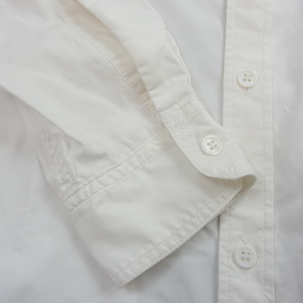 Yohji Yamamoto POUR HOMME ヨウジヤマモトプールオム 19AW HC-B03-001 Back Open Shirt バックオープン サイドポケット ロング シャツ ホワイト系 2【中古】