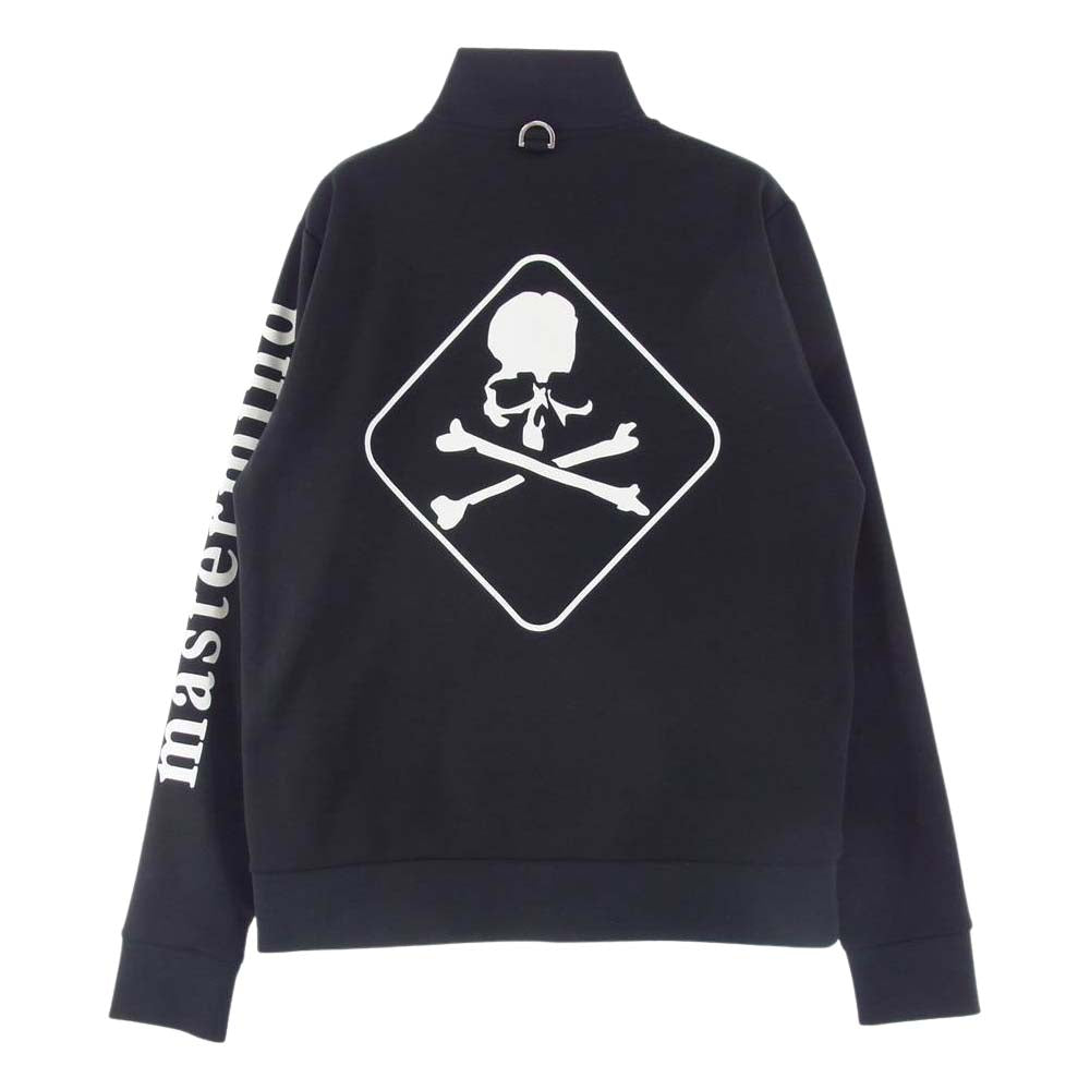 F.C.R.B. エフシーアールビー FCRB-170091 × mastermind JAPAN マスターマインド PDK JACKET スカル ロゴ プリント ジップ ジャージ トラック ジャケット ブラック系 S【中古】