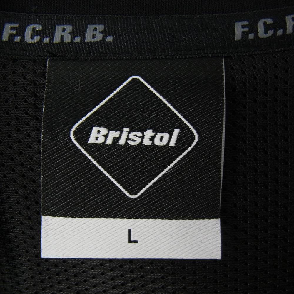 F.C.R.B. エフシーアールビー FCRB-220041 VENTILATION HOODIE ベンチレーション フーディー レオパード ジップ パーカー ブラック系 ライトブルーグリーン系 L【美品】【中古】